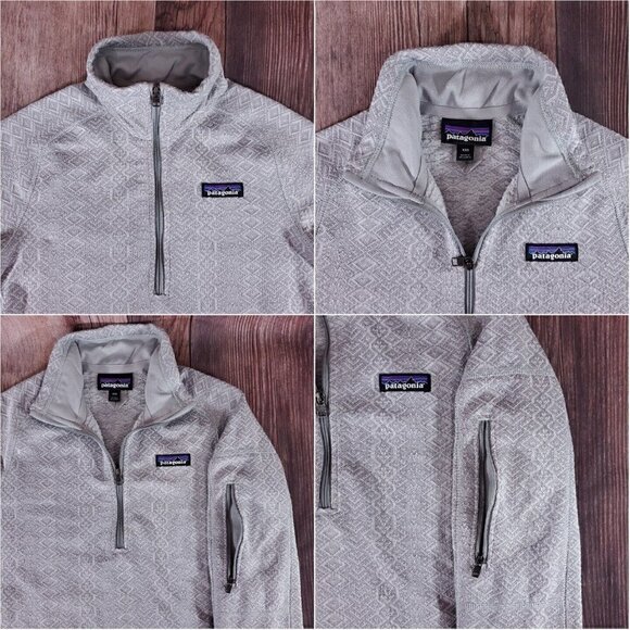 Patagonia Better Sweater Womens size XXS gray 1/4 zip fleece sweater 25618 - Picture 5 of 13